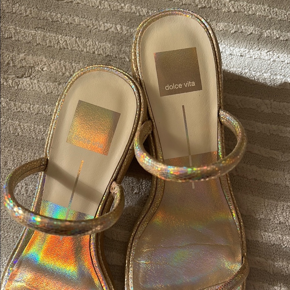 Dolce Vita Iridescent Women's Sandals - Picture 4 of 8